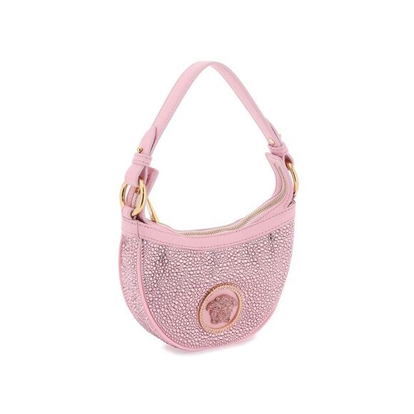 VERSACE Repeat Mini Hobo Bag With Crystals - Picture 3 of 3